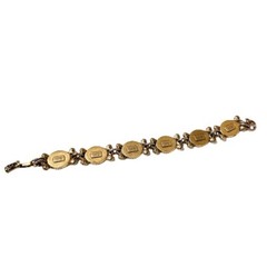 Maximal Art Collector Bracelet John Wind Various Flowers Goldplated