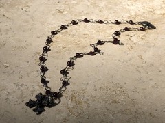 🏰 VINTAGE Garnet 925 STERLING SILVER CROSS Pattée Necklace MEDIEVAL GOTHIC 11g
