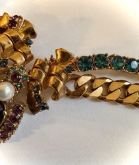 Vintage Ciner Necklace – Wonderful, Colorful, Art Deco Hints, Excellent & Signed