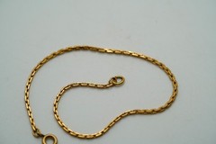 Vintage 12k Gold Filled Bracelet 7.5″ x 2mm JB48