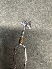 Vintage Tomahawk Axe Charm Pendant On A Matching Chain Hatchet Axe Charm