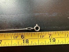 3.47g Vintage Sterling Silver 925 Heart Pave Sparkle Necklace 18 in M