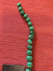 Necklace 24-inch length Malachite 4.0 mm -14.0 mm GRADUATED Bead Strand