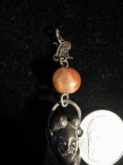 Antique Silver 800-900 Immortal Chinese Pendant!