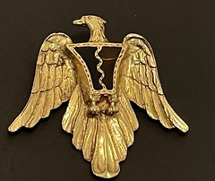 16-Vintage Brooch Pins Academic Marksman Crests Ski Award G&R Ski Tie Tac Eagle