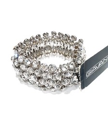 Vintage Giavan Silver Plate Stretch Bracelet NWT SEE DESCRIPTION Free Ship!