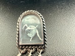 Vintage Estrin Wilson Sterling Silver & Pearl 84 Dancer with Grapes Pin/Brooch
