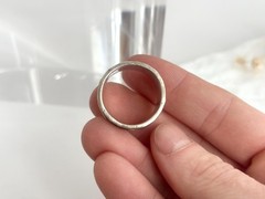 Multi Spinner Chunky Dual Toned Sterling Silver Band 925 Vintage Ring – sz 9.75