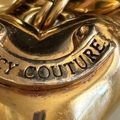Juicy Couture Heart J Gold Tone Chain Bracelet Starter Charm Toggle