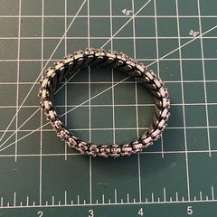 Vintage 1950’s Rhinestone Stretch Expandable Bracelet Prong Set Made in Japan