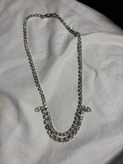 Woman’s Vintage Old Hollywood Rhinestone Necklace Measuring 15 Inch’s
