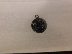 Vintage 1974 Sterling Silver Taurus Zodiac Charm and or Pendant