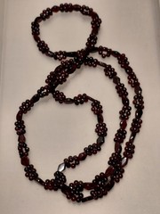 Vintage Natural Red Pyrope Garnet/Almandine Garnet Necklace Grape Clusters…
