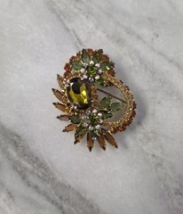 Vintage Juliana Delizza Elster Brooch