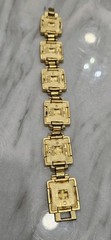Museum Of Modern Art Moma Frank Lloyd Wright Bracelet 7” 22K Plated