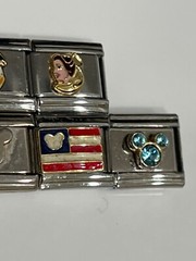 DISNEY Italy-style enamel 9mm link charm lot (or choose) MA 071919@