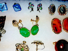 LOT OF 14 PAIRS OF VINTAGE ASSORTED STERL & Signed JEWELRY EARRINGS ALL WEARABLE