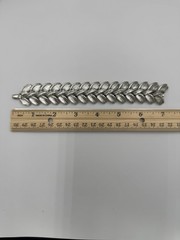 Vintage Lisner Silver Tone Vine Leaf Link Bracelet 7 inches