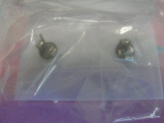 Vintage 1970 Earrings Triangle Pastel Rainbow Purple Pink Blue Retro BNIP NOS