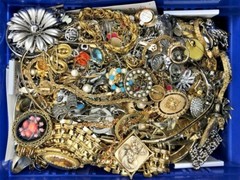3 Lbs Pounds Unsorted Huge Lot Jewelry Vintage Now Junk Art Craft Treasure Fun