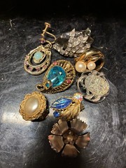 7pc Mixed single earrings for craft use