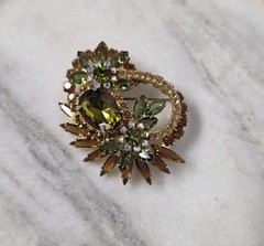 Vintage Juliana Delizza Elster Brooch