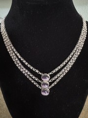 Vintage Made In Armenia Necklace, Bracelet And Earrings Set