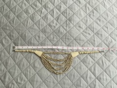 Vintage Necklace Multi-Strand Yak Bone from Nepal Handmade Ethnic Authentic