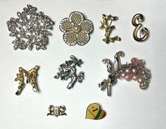 Vintage Brooch Sherman , Juliana , JJ, B. David , Austria, Sarah Cov ++