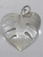 Vintage Anton Michelsen Denmark Sterling Silver Leaf Brooch Pendant MCM Signed