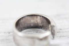 LINKS OF LONDON STERLING SILVER 925 RING SIZE 6 3/4 DESIGNER CUFF BEAUTIFUL