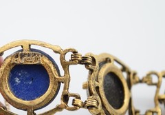 Vintage 1970’s Celebrity Moroccan Matrix Panel Bracelet by Delizza & Elster