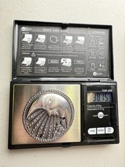 TONA PEWTER HALF MOON FACE BROOCH PIN K804A