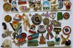 100+ California Disney Bud Man Bear ABC Sports Mixture Lapel pins brooches Lot