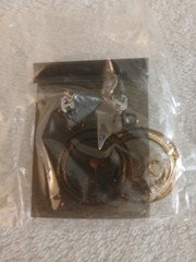 Vintage Avon Cat Playing Yarn Earrings Hoop Gold Tone Deadstock NIP New Sealed