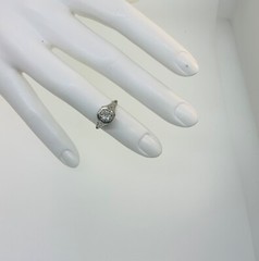 Antique Art Deco 1920’s 18K White Gold Diamond Engagement Ring