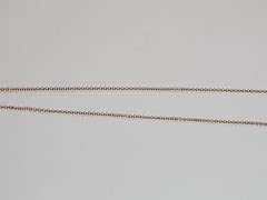Ross Simons 925 3 CZ Stones Gold Over 925 Sterling Silver Pendant & Necklace