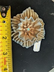 Vintage Sara Cavender Metalworks brooch in very good condition