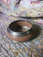 Vintage Retro Silver Resin Bangle Bracket. Heavy