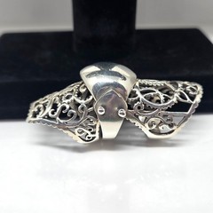 Armor Ring Artisinal Renaissance Medieval Viking Goth Gothic Punk Size 8
