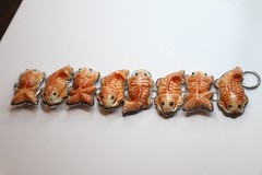 Carved Koi Fish Bracelet .925 Silver
