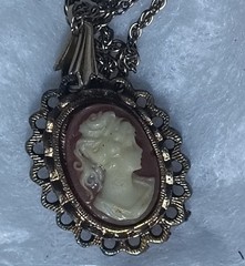 cameo vintage antique jewelry lot