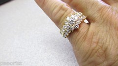 Estate 14k Gold Clean Diamond Ring 1.35 ctw F-G VS1-SI1 size 7 Make Offer