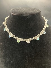 Vintage 3 Piece Barclay Jewelry Set Necklace, Bracelet, Earrings Rhinestones