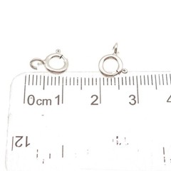 925 Sterling Silver Vintage SET of 10 Spring Ring Lock Clasps
