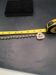 Vintage Double Heart Fur Clip With Faux Pearls