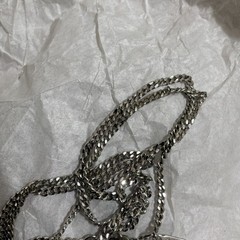 VTG Monet Necklace 24” With Tassel Pendant Silver Tone