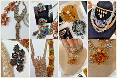 Vintage Jewelry Lot Costume Weiss W. Germany Coro Trifari Estate 80 Piece PJ