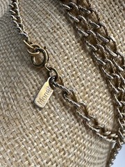 Monet Gold Tone Long Chain Necklace 54 Inches Signed