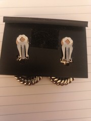 vintage Jeff Lieb Nickel Free clip on ear rings